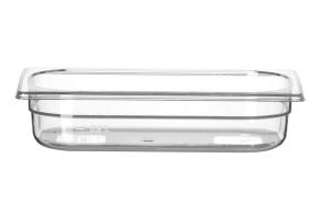 Container GN 1/3 polycarbonate, HENDI, Profi Line, GN 1/3, 2,5L, Transparent, 325x176x(H)65mm