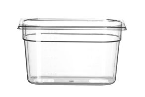 Container GN 1/4 polycarbonate, HENDI, Profi Line, GN 1/4, 5,5L, Transparent, 265x162x(H)200mm