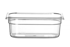 Container GN 1/4 polycarbonate, HENDI, Profi Line, GN 1/4, 2,8L, Transparent, 265x162x(H)100mm