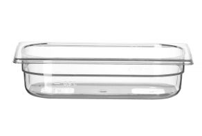 Container GN 1/4 polycarbonate, HENDI, Profi Line, GN 1/4, 1,8L, Transparent, 265x162x(H)65mm