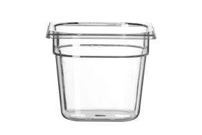 Container GN 1/6 polycarbonate, HENDI, Profi Line, GN 1/6, 2,4L, Transparent, 176x162x(H)150mm