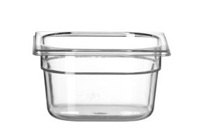 Container GN 1/6 polycarbonate, HENDI, Profi Line, GN 1/6, 1,6L, Transparent, 176x162x(H)100mm