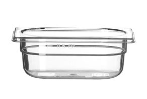 Container GN 1/9 polycarbonate, HENDI, Profi Line, GN 1/9, 0,6L, Transparent, 176x108x(H)65mm