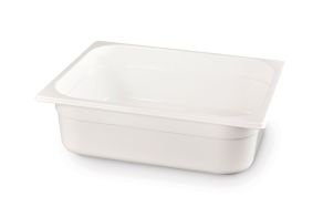Container GN 1/2 white polycarbonate, HENDI, GN 1/2, 6,5L, White, 325x265x(H)100mm