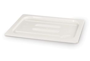Lid for GN containers white polycarbonate, HENDI, GN 1/1, White, 530x325mm