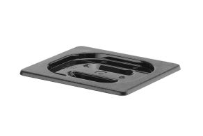 Lid for GN containers black polycarbonate, HENDI, GN 1/6, Black, 176x162mm