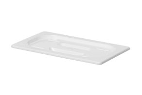 Lid for GN containers white polycarbonate, HENDI, GN 1/4, White, 265x162mm