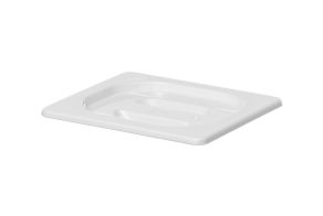 Lid for GN containers white polycarbonate, HENDI, GN 1/6, White, 176x162mm