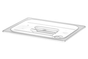 Lid for GN containers, HENDI, GN 1/2, Transparent, 265x325mm