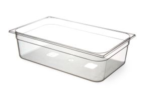 Container GN 1/1 Tritan, HENDI, Budget Line, GN 1/1, 9L, Transparent, 530x325x(H)65mm