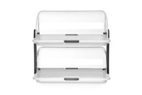 Roll top display – double, HENDI, 465x310x(H)410mm