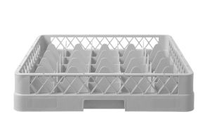 Dishwasher basket for glassware, HENDI, 25 compartments, 500x500x(H)104mm
