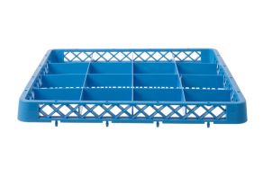 Extender for dishwasher basket, HENDI, 16 compartments 112x112 mm, 500x500x(H)45mm