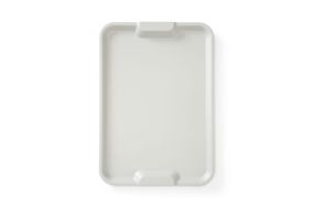 Polypropylene tray, Euronorm, with profile handles, HENDI, Light grey, 530x370x(H)28mm