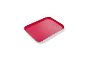 Polypropylene fast food tray, small, HENDI, Red, 265x345x(H)20mm