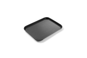 Polypropylene fast food tray, small, HENDI, Black, 265x345x(H)20mm