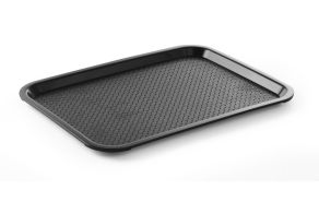 Polypropylene fast food tray, medium, HENDI, Black, 305x415x(H)20mm