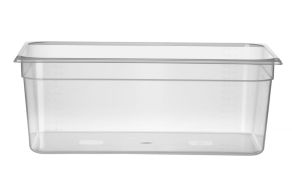 Container GN 1/1 HACCP, HENDI, GN 1/1, 28L, Transparent, 530x325x(H)200mm