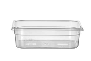 Container GN 1/2 polypropylene, HENDI, Profi Line, GN 1/2, 6,5L, Transparent, 325x265x(H)100mm