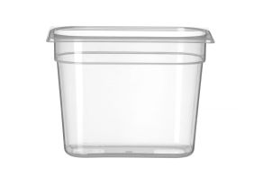 Container GN 1/4 polypropylene, HENDI, Profi Line, GN 1/4, 5,5L, Transparent, 265x162x(H)200mm