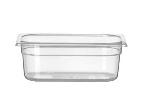 Container GN 1/4 polypropylene, HENDI, Profi Line, GN 1/4, 2,8L, Transparent, 265x162x(H)100mm