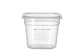 Container GN 1/6 HACCP, HENDI, GN 1/6, 2,4L, Transparent, 176x162x(H)150mm