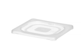Lid for GN containers polypropylene, HENDI, GN 1/6, Transparent, 176x162mm