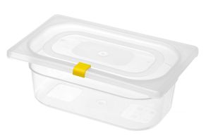 Lid clips for HACCP storage containers, HENDI, Yellow, 12 pcs
