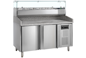 PT1200 + VK38-150 Pizza Table incl. Topping Unit