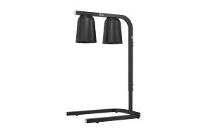TELESCOPIC HEAT LAMP BLACK
