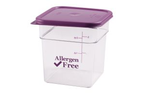 3.8L Allergen Square Storage Container