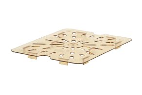 High Heat 1/2 GN Drain Shelf