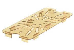 High Heat 1/3 GN Drain Shelf