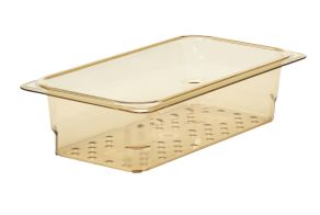 76mm Deep High Heat 1/3 GN Colander Pan