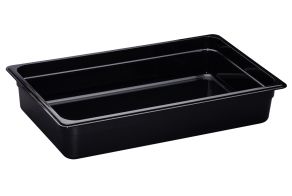 100mm Deep High Heat 1/1 GN Pan Black