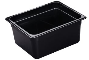 150mm Deep High Heat 1/2 GN Pan Black