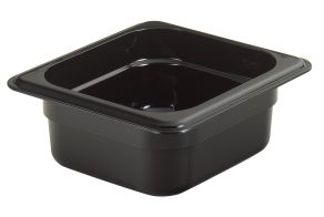 65mm Deep High Heat 1/6 GN Pan Black