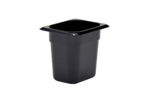 150mm Deep High Heat 1/8 GN Pan Black