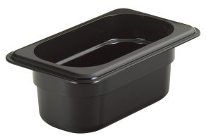 65mm Deep High Heat 1/9 GN Pan Black