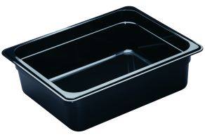 100mm Deep 1/2 Black Polycarbonate GN Pan