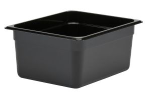150mm Deep 1/2 Black Polycarbonate GN Pan