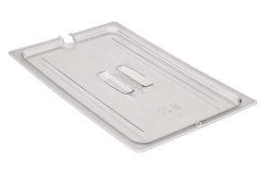 Clear 1/1 GN Notched Cover w/Handle