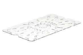 Clear 1/1 GN Drain Shelf