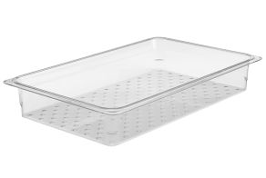 76mm Deep 1/1 Clear GN Colander Pan