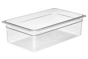 150mm Deep 1/1 Clear Polycarbonate GN Pan