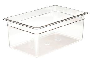 200mm Deep 1/1 Clear Polycarbonate GN Pan