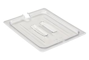 Clear 1/2 GN Notched Cover w/Handle