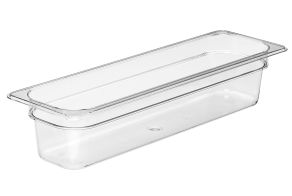 100mm Deep 2/4 Clear Polycarbonate GN Pan