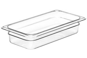 65mm Deep 1/3 Clear Polycarbonate GN Pan