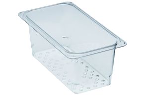 127mm Deep 1/3 Clear GN Colander Pan